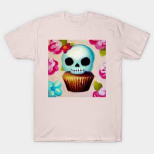 Skull cupcake T-Shirt